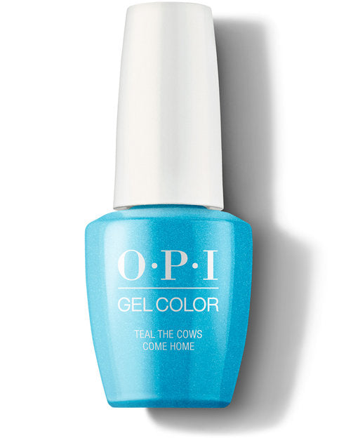 OPI Gel B54 - Teal The Cows Come Home