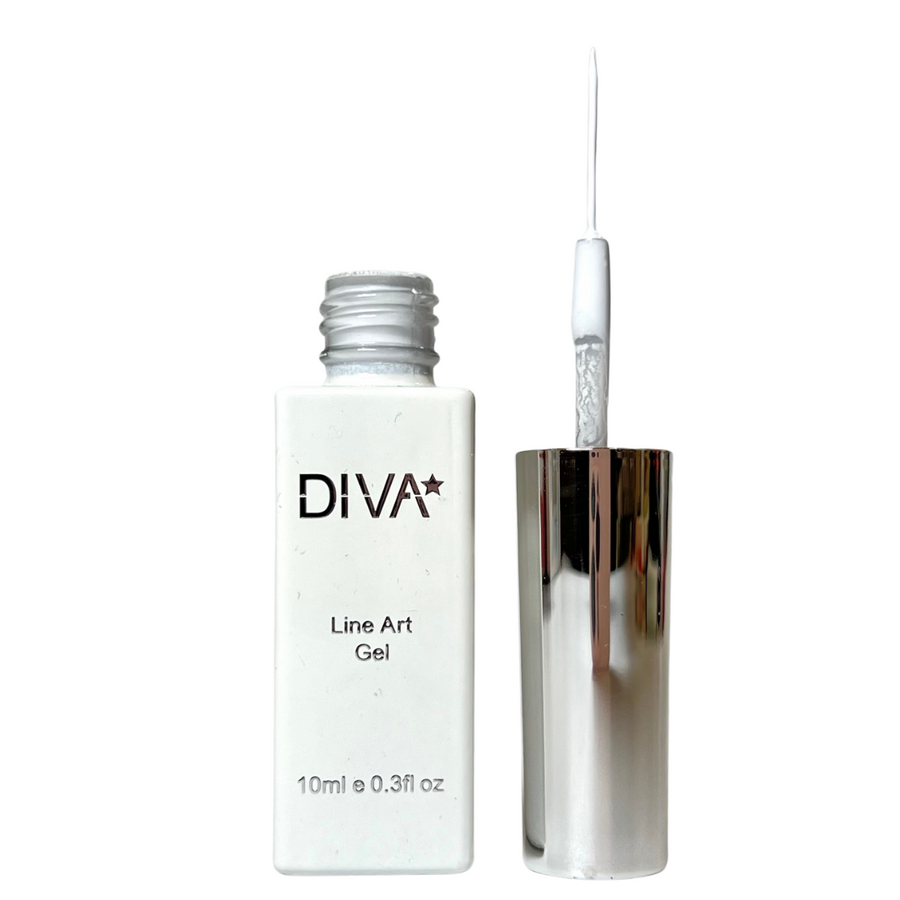 DIVA Line Art Gel White 10ml