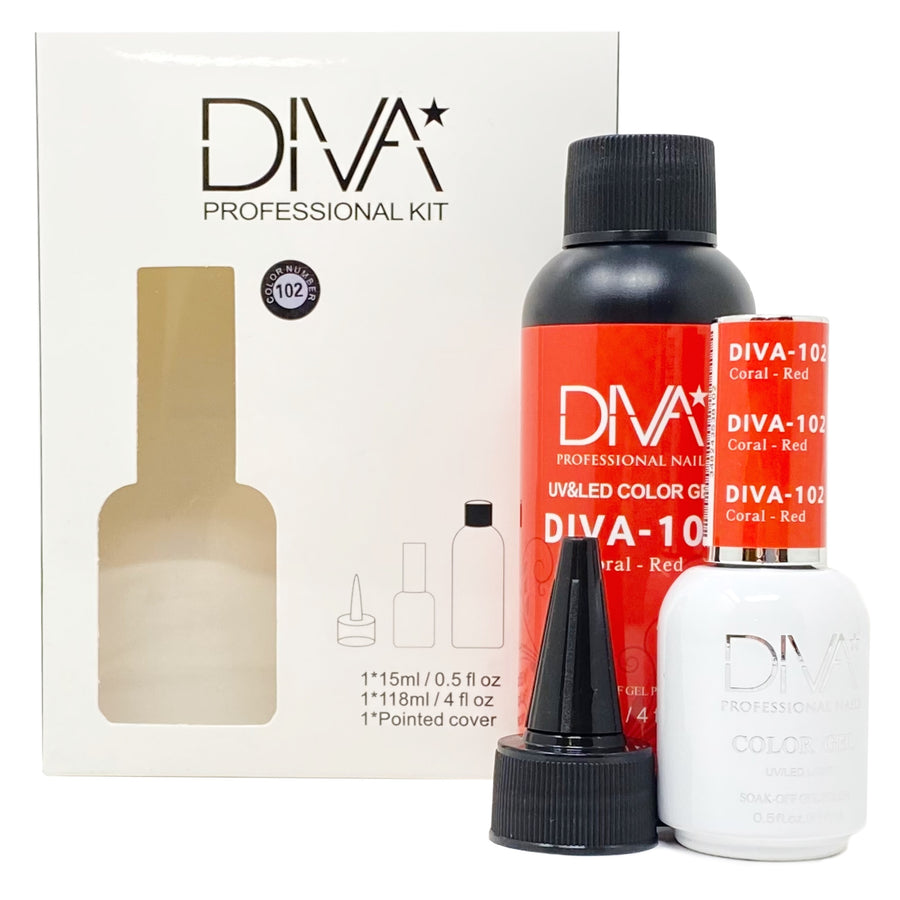 DIVA Refill 102 - Coral - Red