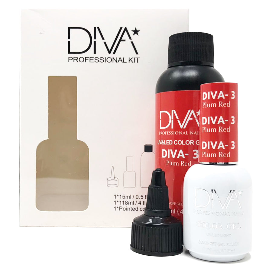 DIVA Refill 3 - Plum Red
