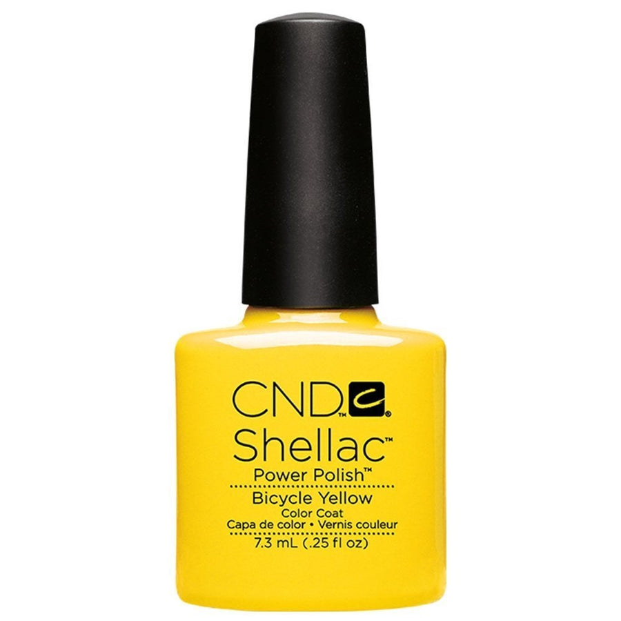 CND Shellac Bicycle Yellow