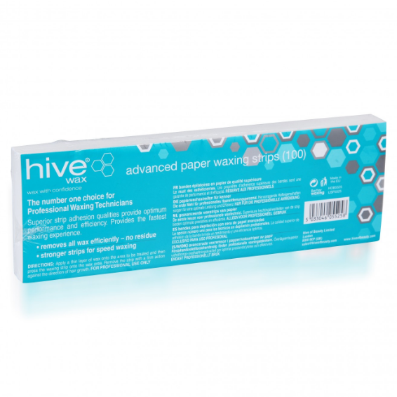 HIVE Advanced Paper Waxing Strips (100)