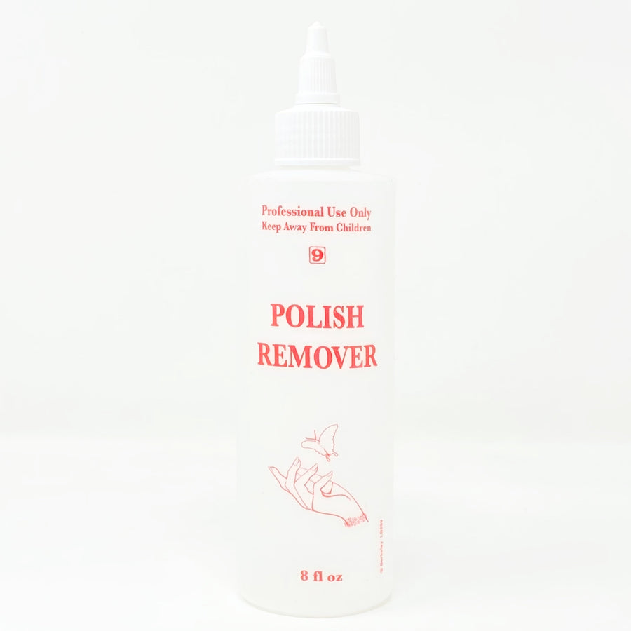 Empty Plastic Bottle 8oz Polish Remover