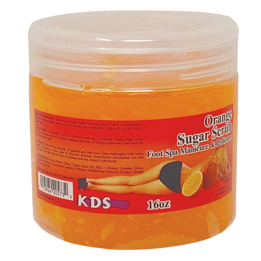 KDS Sugar Scrub 16oz Orange