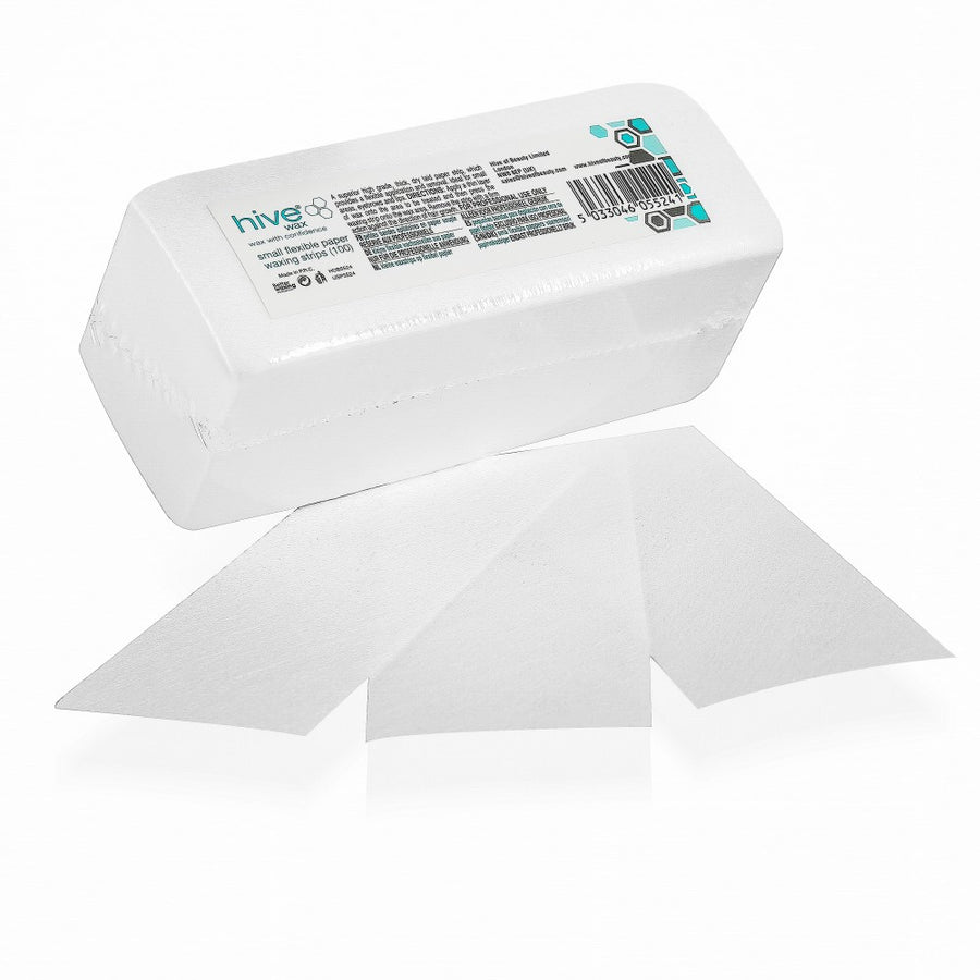 Flexible Paper Waxing Strips Small (100) 11.5 x 4.5cm